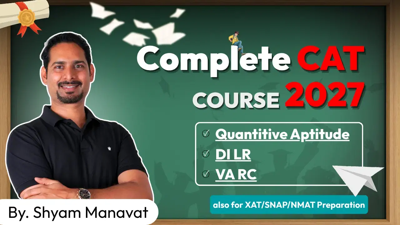 Complete CAT 2027 preparation self-paced